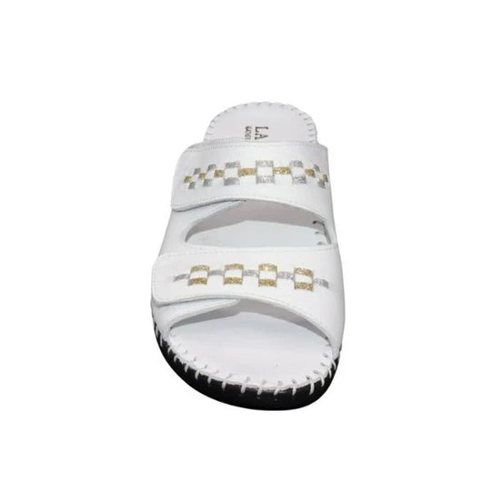 La Plume - Martina Dazzle Leather Sandal
