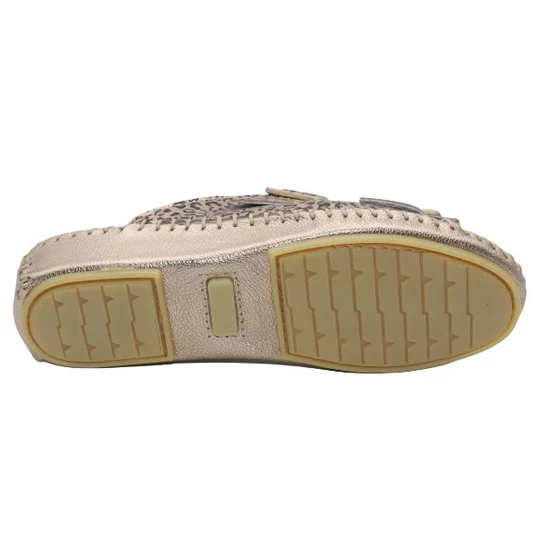 La Plume - Jen Animal Print Leather Slide