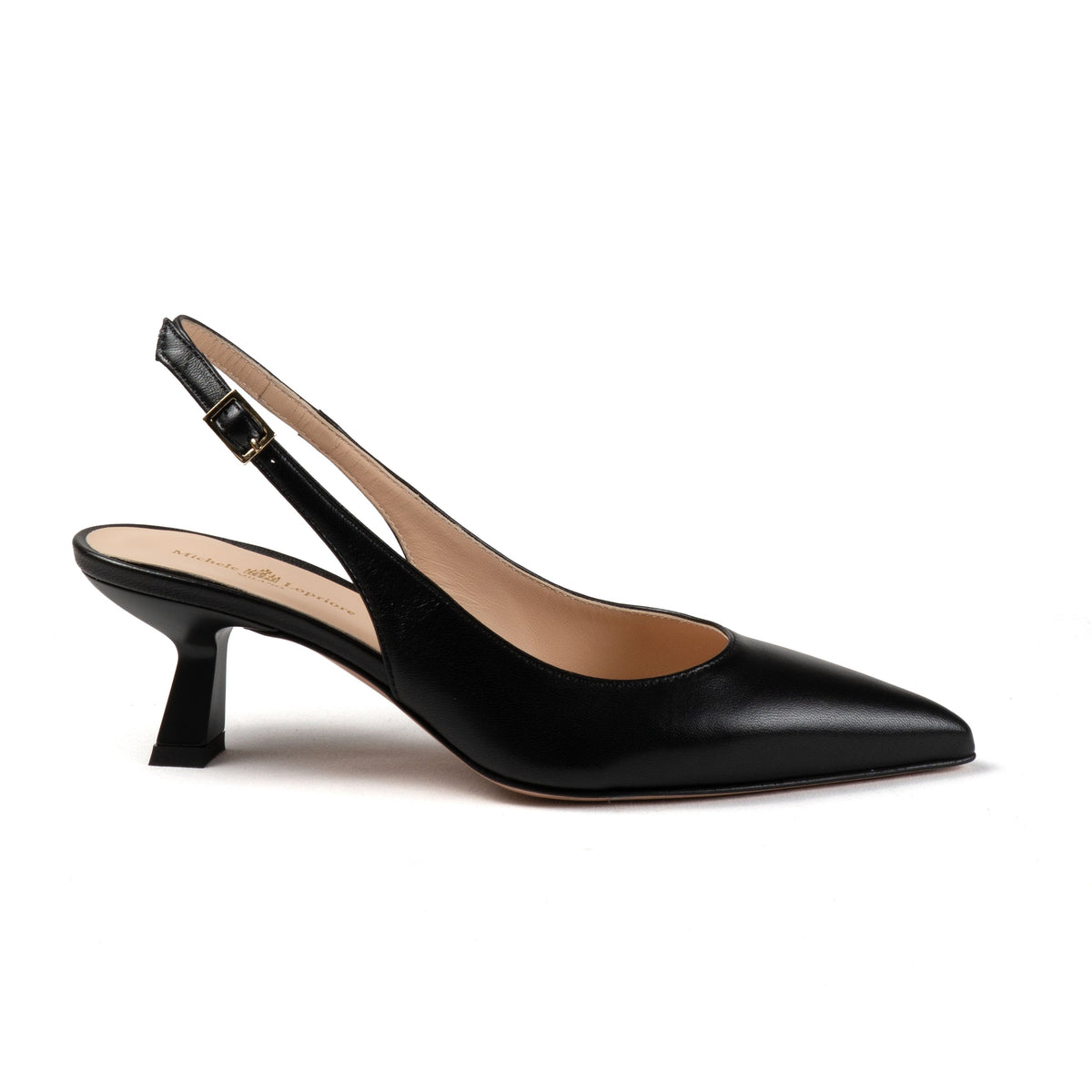 Michele Lopriore Lindsay Slingback 2.5, Soft Leather Black, product view
