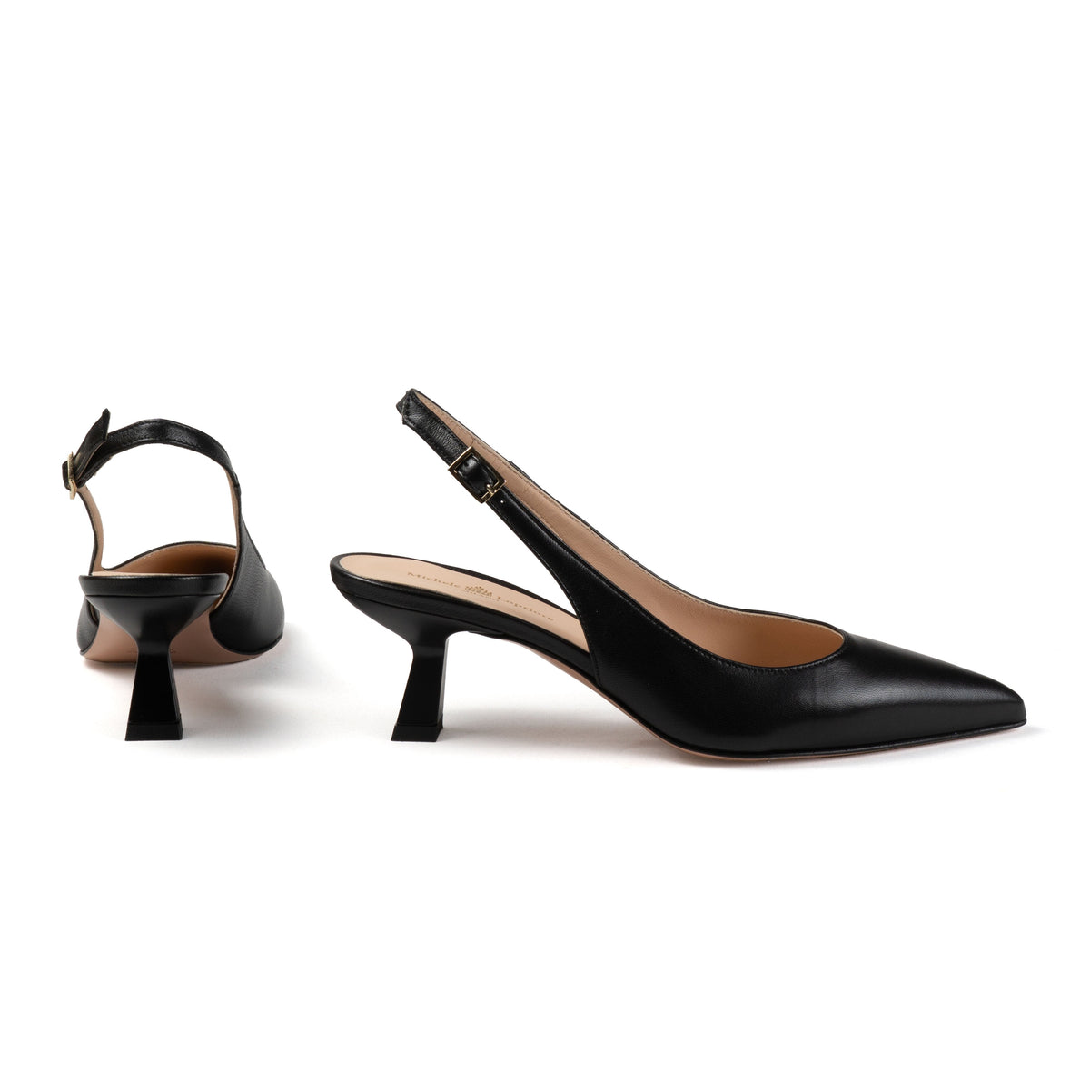 Michele Lopriore Lindsay Slingback 2.5, Soft Leather Black, gallery view 2