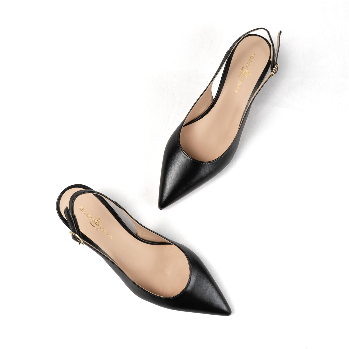 Michele Lopriore Lindsay Slingback 2.5, Soft Leather Black, gallery view 4