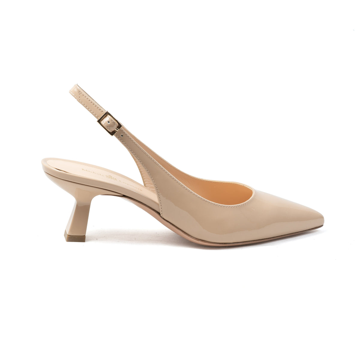 Michele Lopriore Lindsay Slingback 2.5, Patent Leather Nude, product view