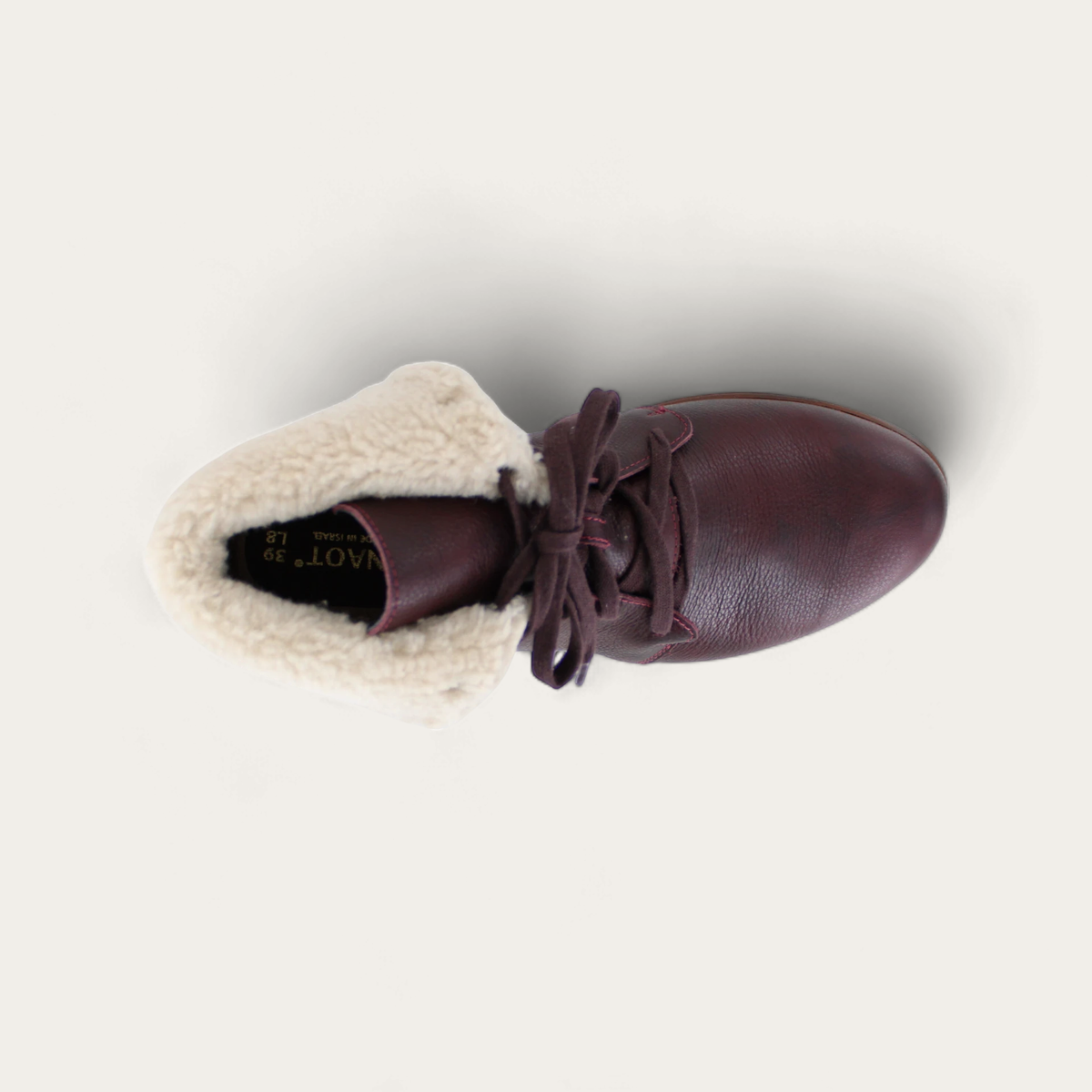 Pali in Soft Bordeaux Lthr, product view 5