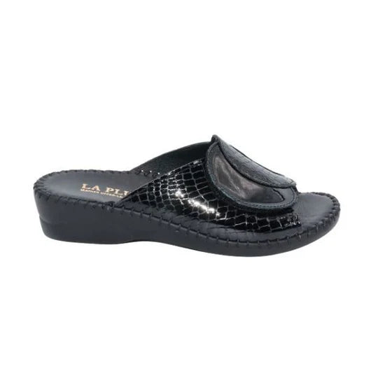 La Plume - Paola Adjustable Leather Slide