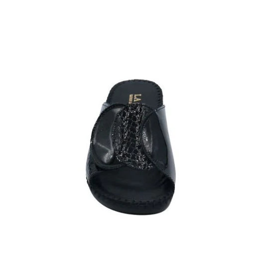 La Plume - Paola Adjustable Leather Slide