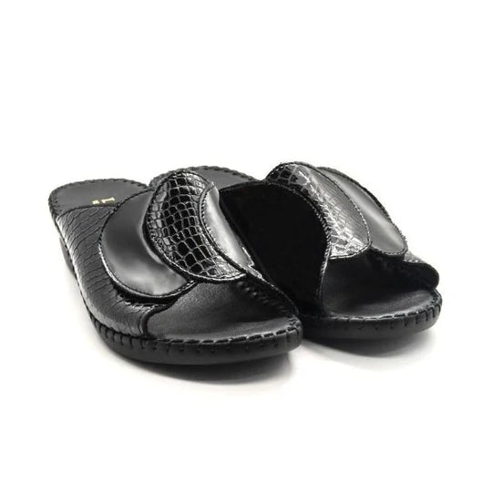 La Plume - Paola Adjustable Leather Slide