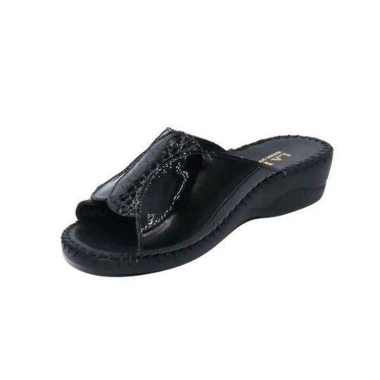 La Plume - Paola Adjustable Leather Slide