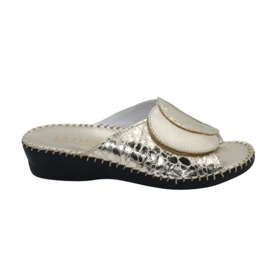La Plume - Paola Adjustable Leather Slide