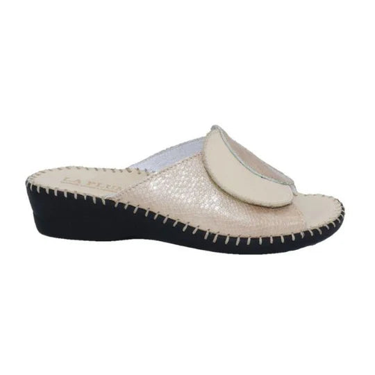 La Plume - Paola Adjustable Leather Slide