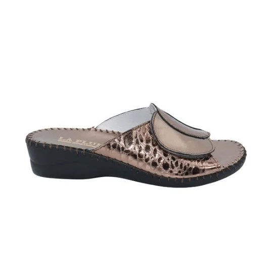 La Plume - Paola Adjustable Leather Slide