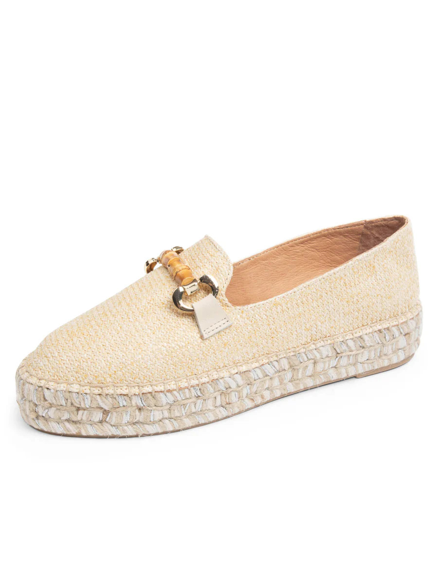 Patricia Green - Avery Bamboo Loafer Platform Espadrille