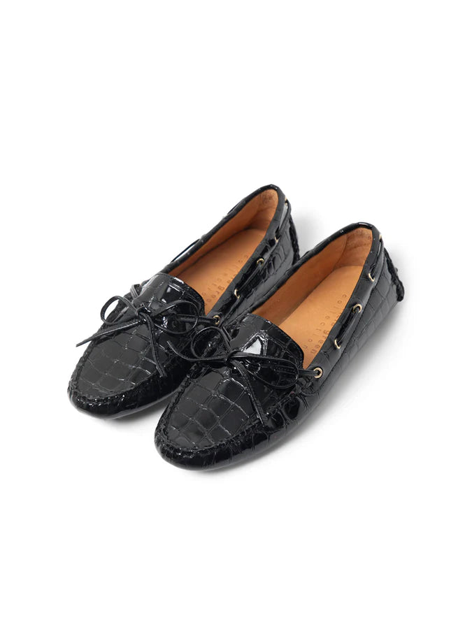 Patricia Green - Henley Boat Shoe Driver in Croc