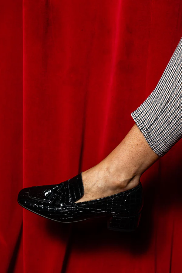 Patricia Green - Beckham Block Heel Tassel Loafer