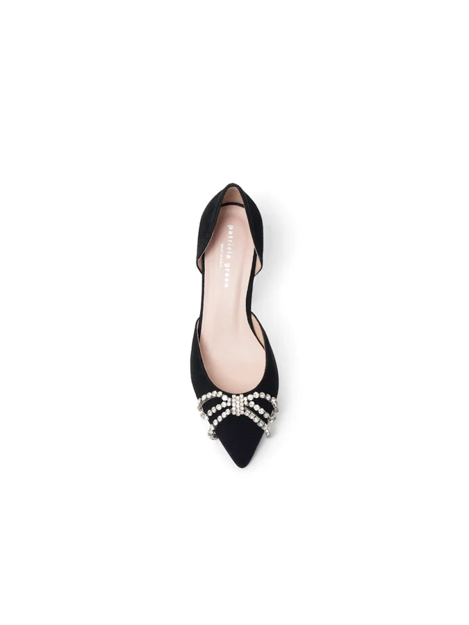 Patricia Green - Bella Crystal Bow d'orsay kitten heel