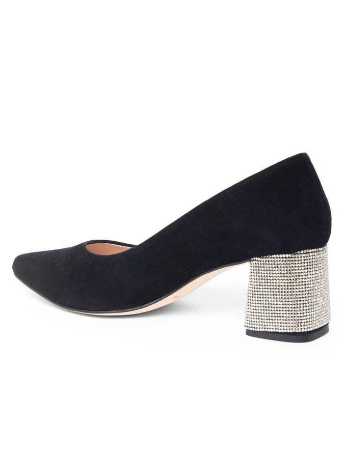 Patricia Green - Estelle crystal wrapped block heel