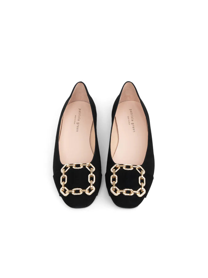 Patricia Green - Celine Chain Link Embellished Flat