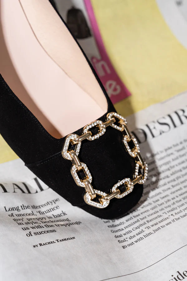 Patricia Green - Celine Chain Link Embellished Flat