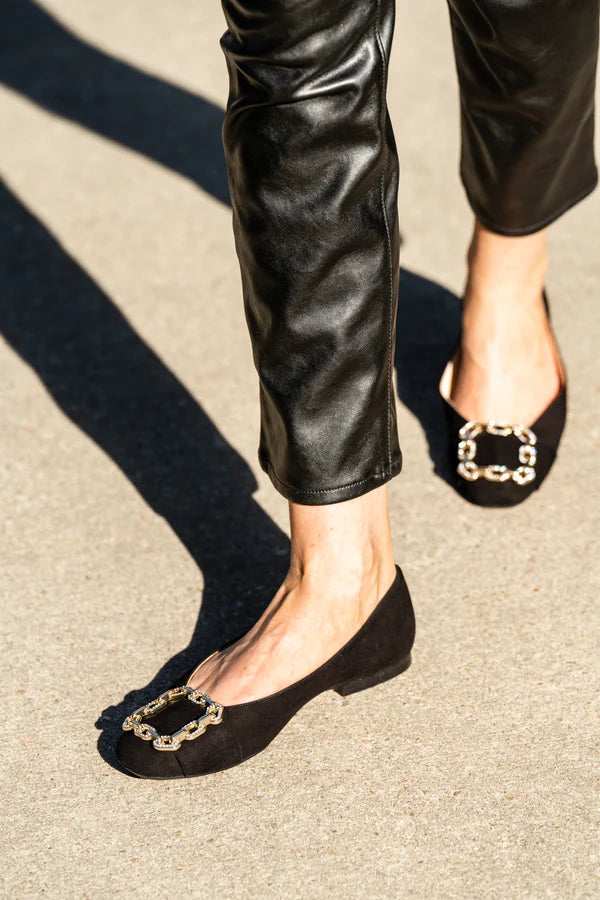 Patricia Green - Celine Chain Link Embellished Flat