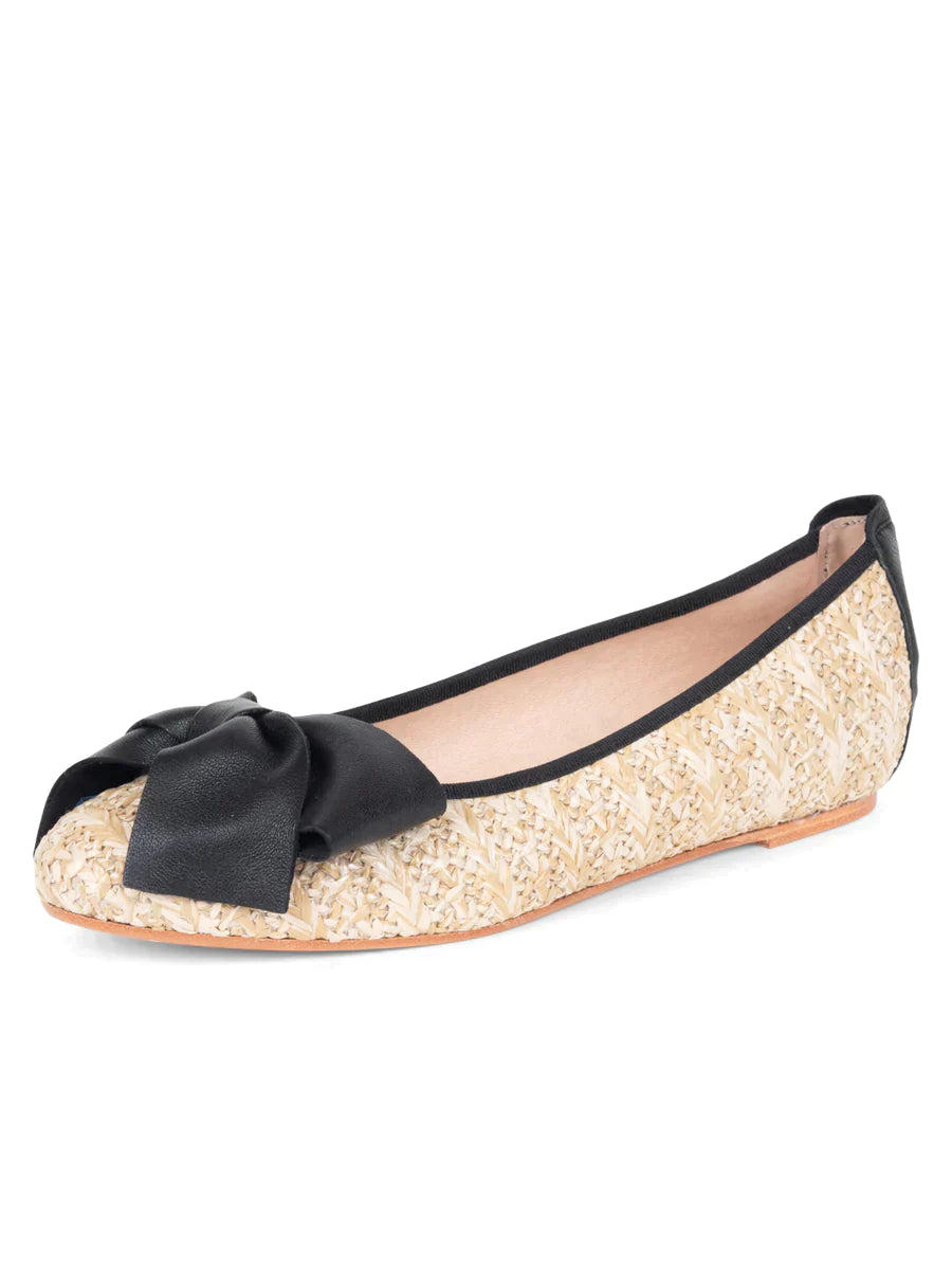 Patricia Green - ST. Tropez Raffia Ballet Flat