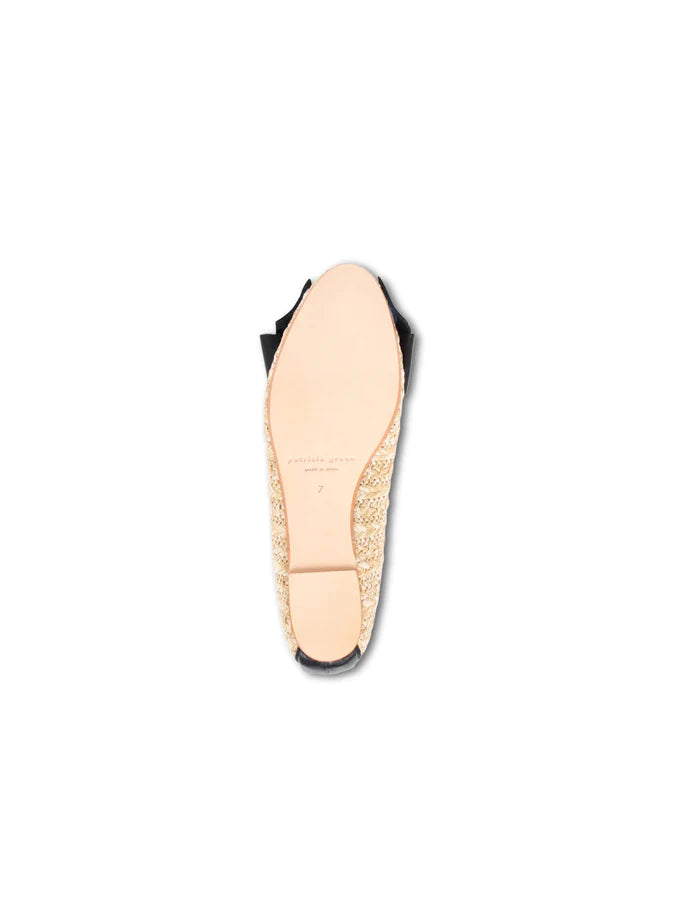 Patricia Green - ST. Tropez Raffia Ballet Flat