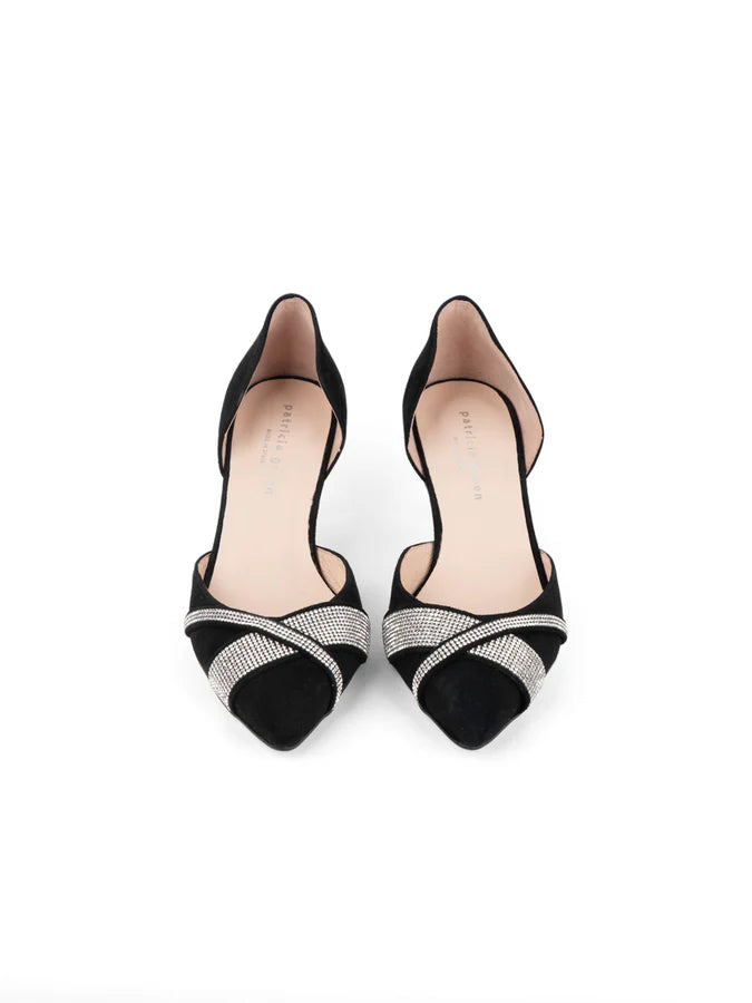 Patricia Green - Milan Crystal d'Orsay Kitten Heel