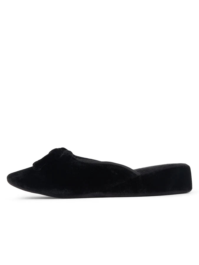 Patricia Green - Bardot Velvet Slip-On Slipper