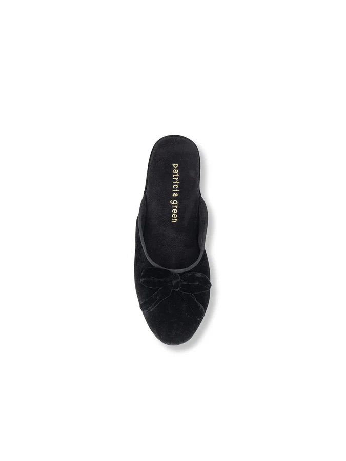 Patricia Green - Bardot Velvet Slip-On Slipper