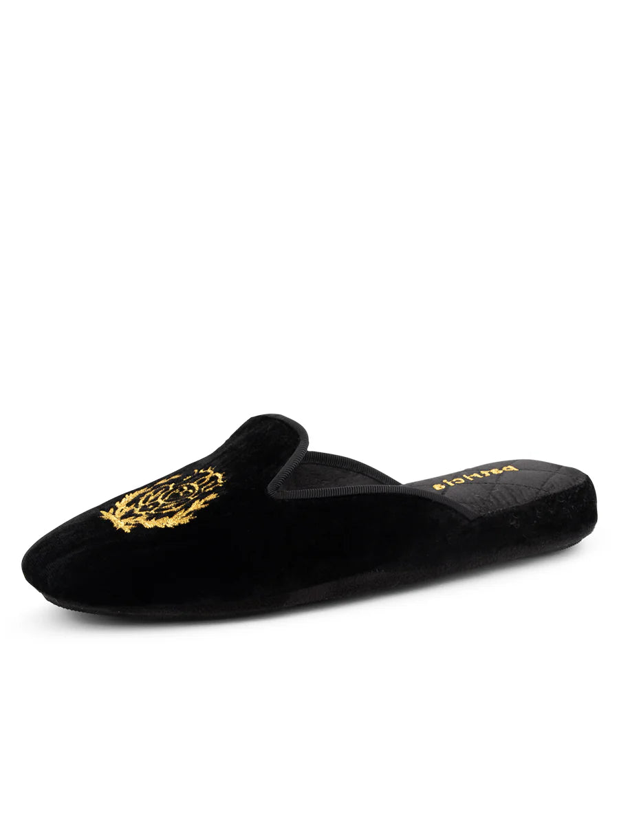 Patricia Green - Diana Embroidered Velvet Slipper