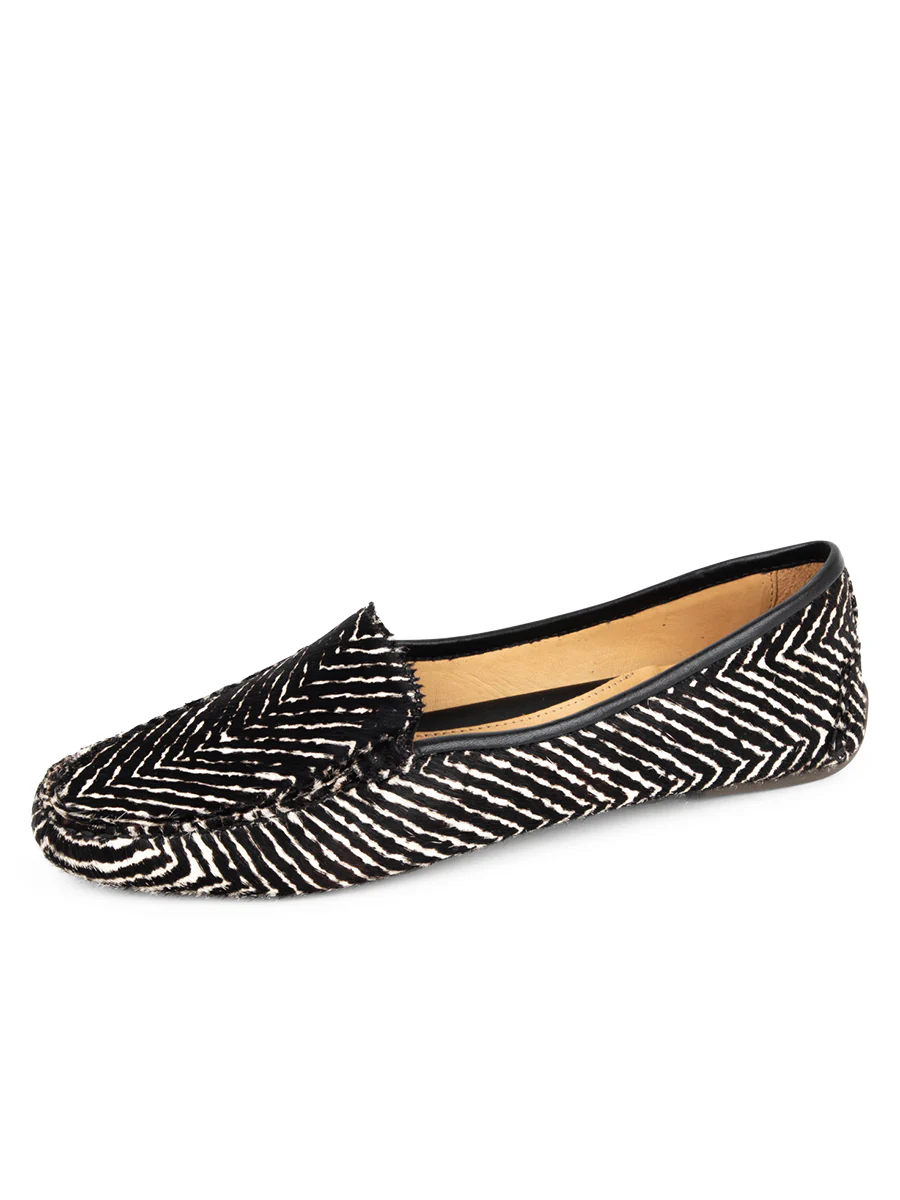 Patricia Green - Jillian Driving Moccasin in Haircalf