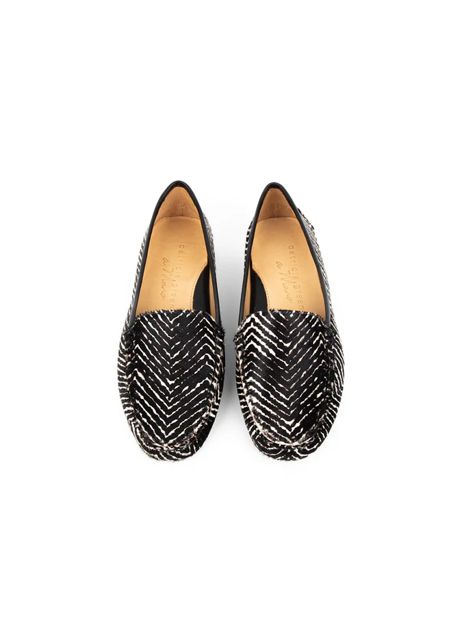Patricia Green - Jillian Driving Moccasin in Haircalf