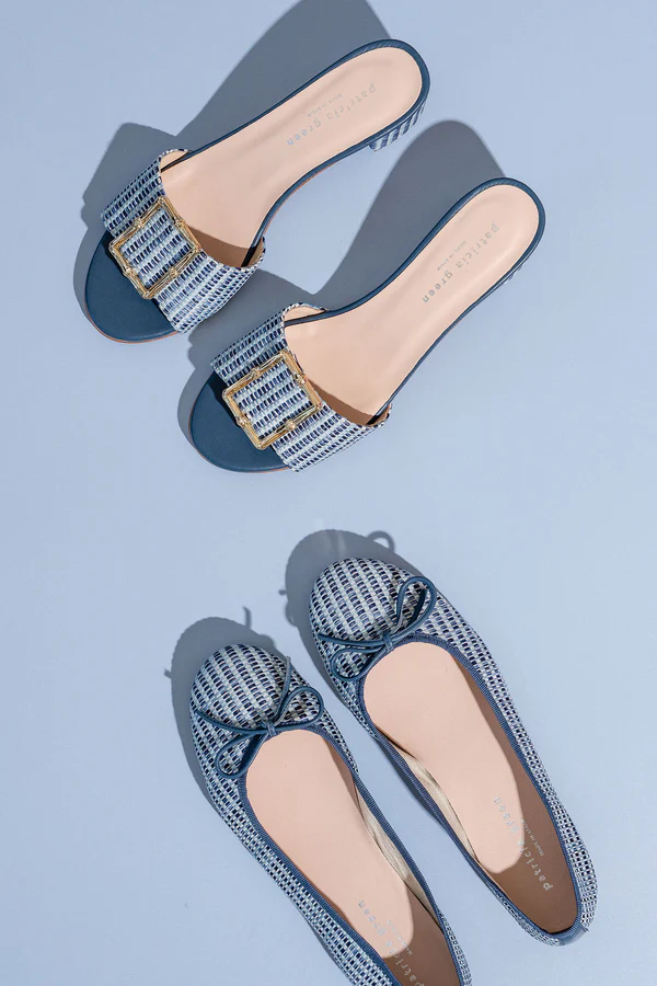 Patricia Green - Riviera Bamboo Block Heel Sandal