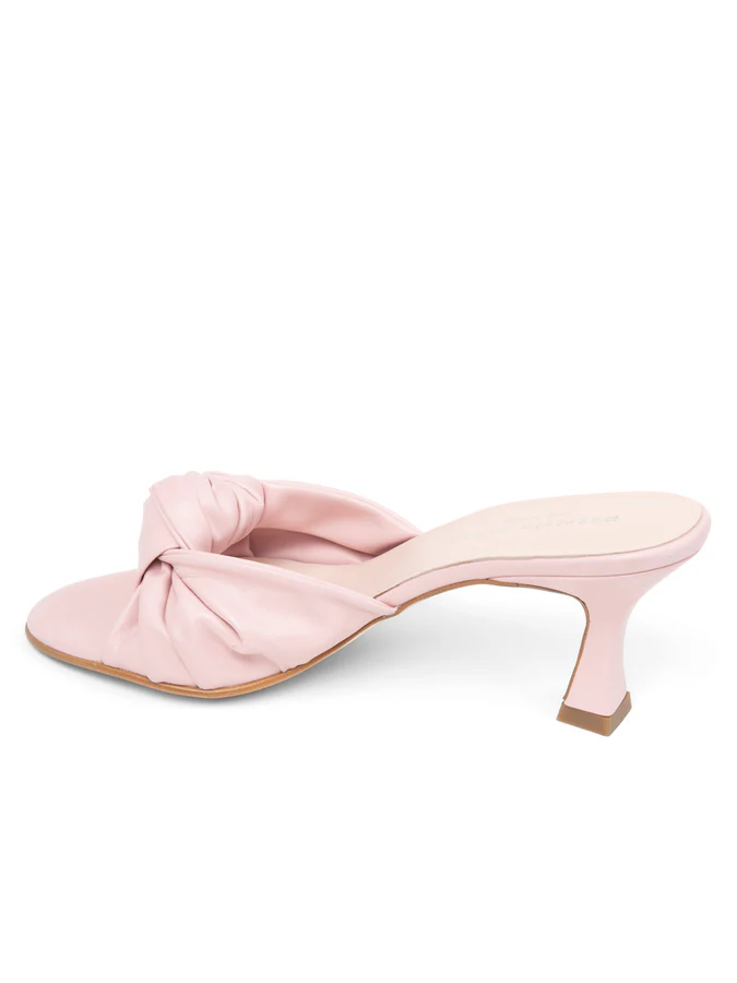 PATRICIA GREEN - SAVANNAH KNOTTED BOW SLIDE - SIZE 7 - BLUSH PINK