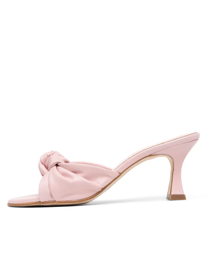 PATRICIA GREEN - SAVANNAH KNOTTED BOW SLIDE - SIZE 7 - BLUSH PINK