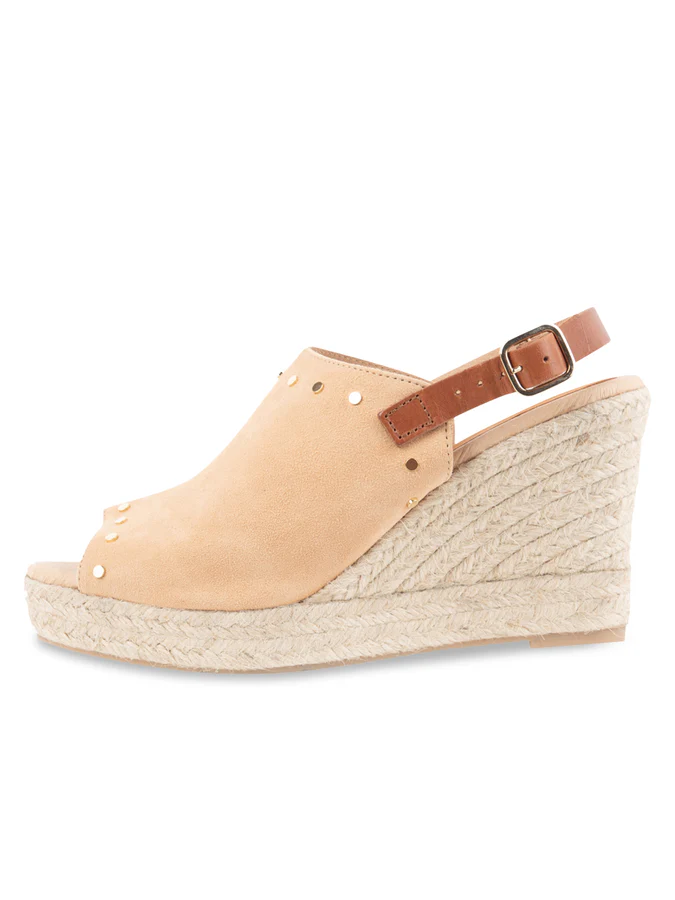 PATRICIA GREEN - ROCK STAR ESPADRILLE - SIZE 10 - CAMEL