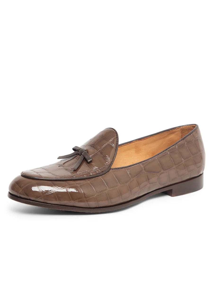 Patricia Green - Coco Belgian Loafer in Croc