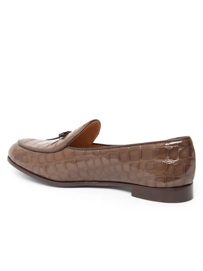 Patricia Green - Coco Belgian Loafer in Croc