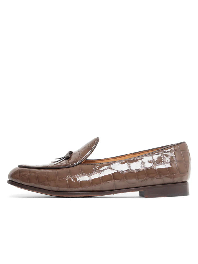 Patricia Green - Coco Belgian Loafer in Croc