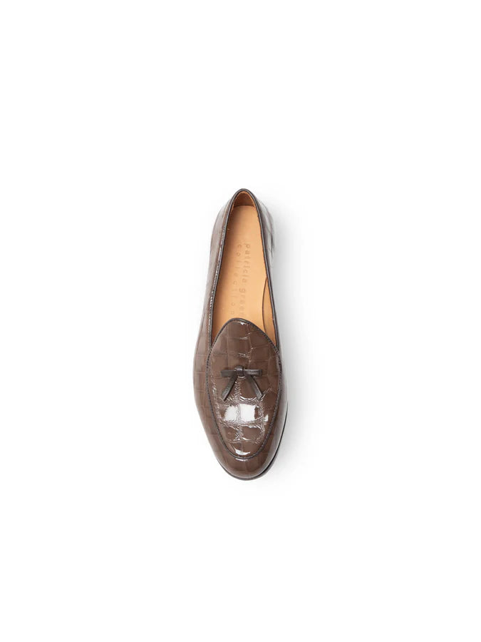 Patricia Green - Coco Belgian Loafer in Croc