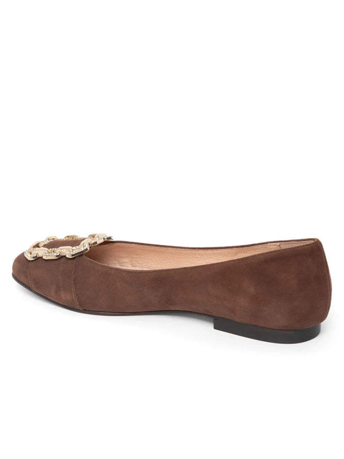 Patricia Green - Celine Chain Link Embellished Flat