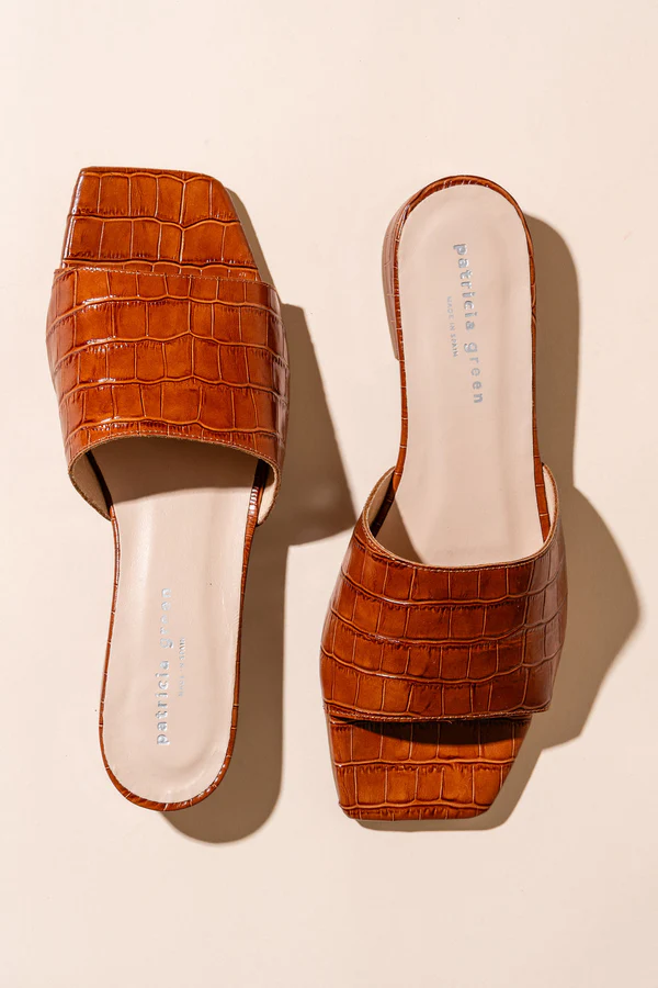 Patricia Green - Brooklyn Square Toe Croc Slide