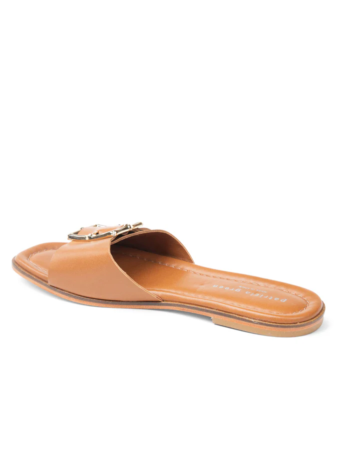Patricia Green - Berkley Bamboo Buckle Flat Sandal