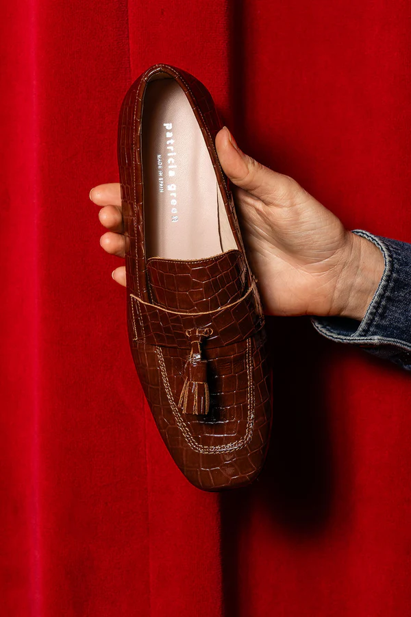 Patricia Green - Beckham Block Heel Tassel Loafer