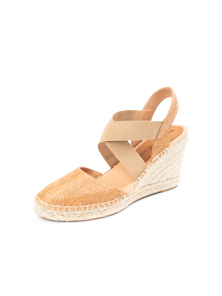 Patricia Green - Mila Raffia Espadrille with Elastic Straps