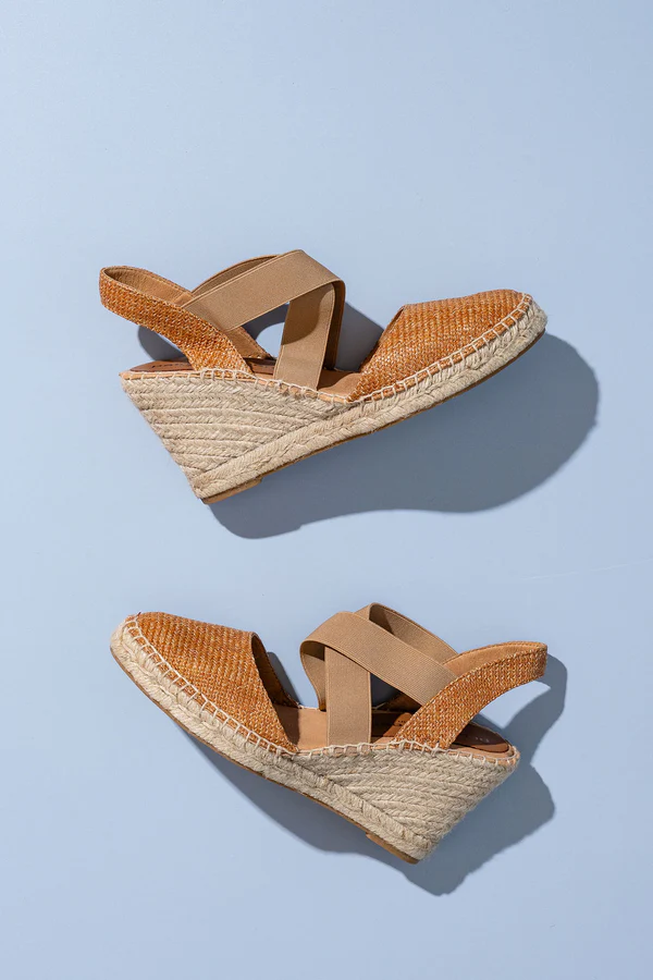 Patricia Green - Mila Raffia Espadrille with Elastic Straps