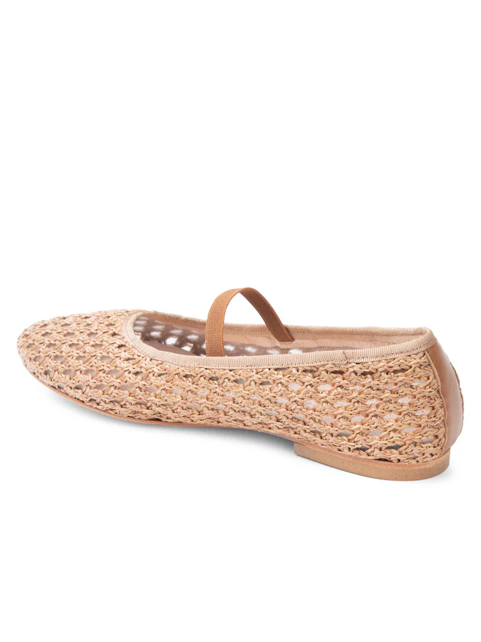 Patricia Green - Monaco Raffia Ballet Flat