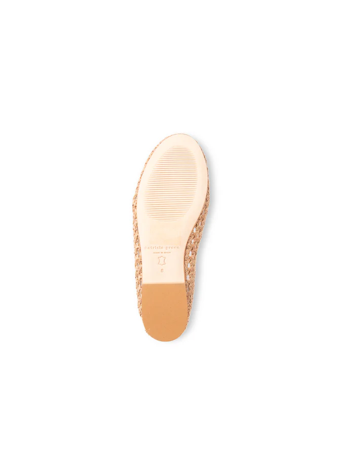 Patricia Green - Monaco Raffia Ballet Flat