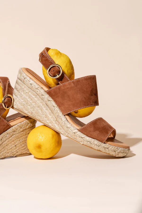 Patricia Green - Birch 2 Strap Suede Espadrille