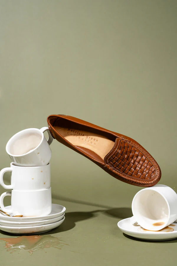 Patricia Green- Kelly Woven Driving Moccasin