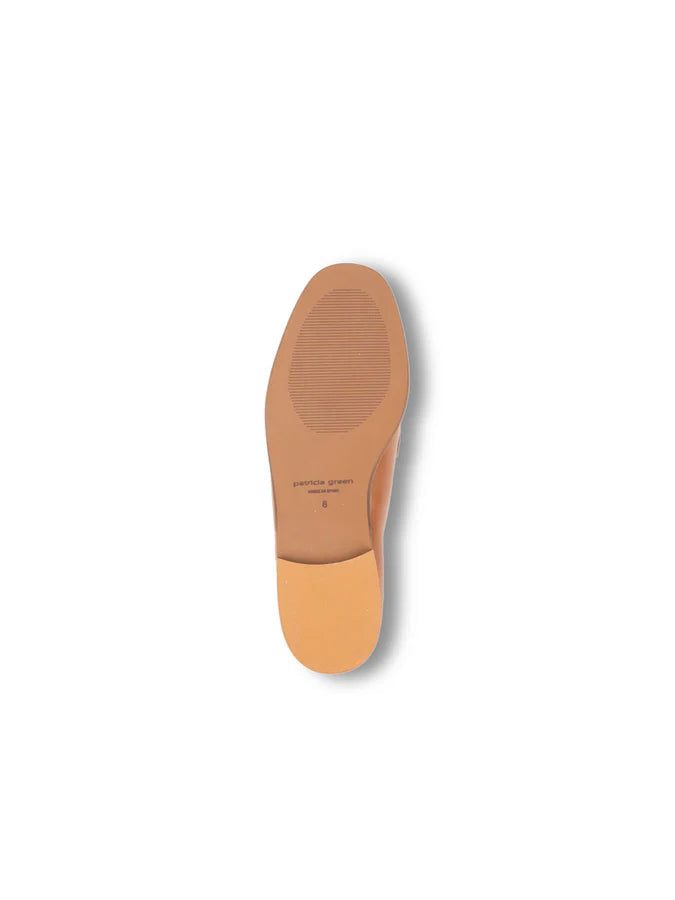 PATRICIA GREEN - HARLOW HORSEBIT LOAFER - SIZE 7 - COGNAC