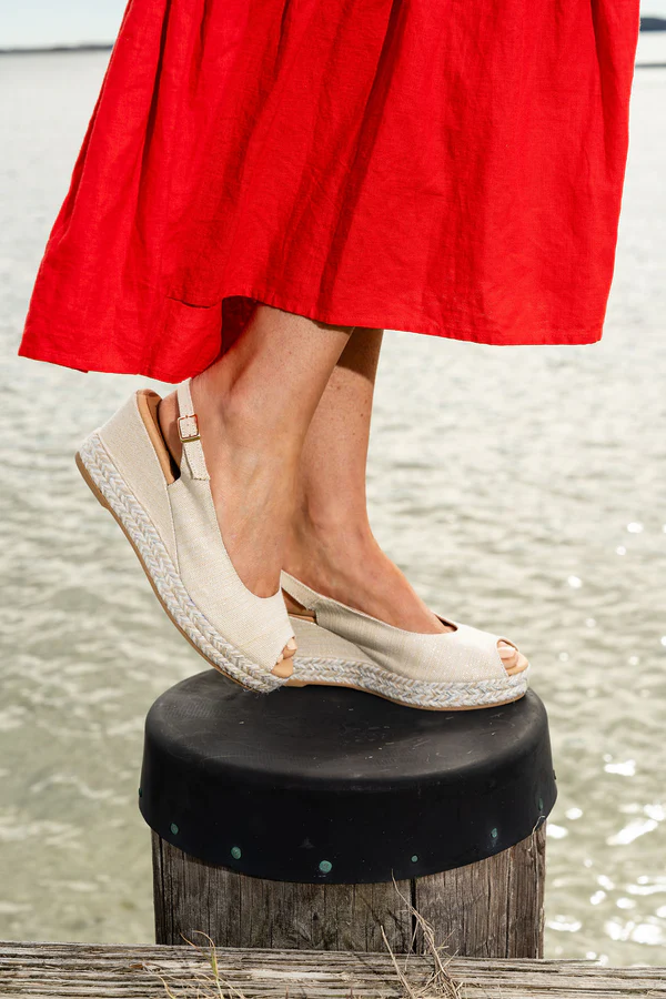 Patricia Green - Piper Peep-Toe Slingback Espadrille